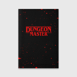 Обложка для паспорта матовая кожа Dungeon master blood Гачимучи
