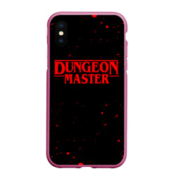 Чехол для iPhone XS Max матовый Dungeon master blood Гачимучи