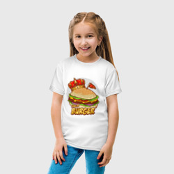 Детская футболка хлопок Королевский бургер - фото 2