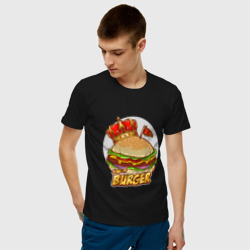 Мужская футболка хлопок Королевский бургер - фото 2