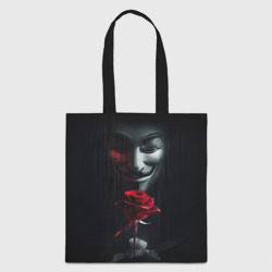 Шоппер 3D Анонимус роза Anonymous rose Гай Фокс