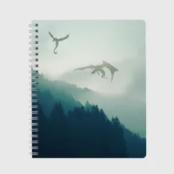 Тетрадь Драконы над лесом dragon