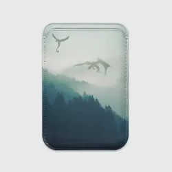 Картхолдер Magsafe магнитный Драконы над лесом dragon