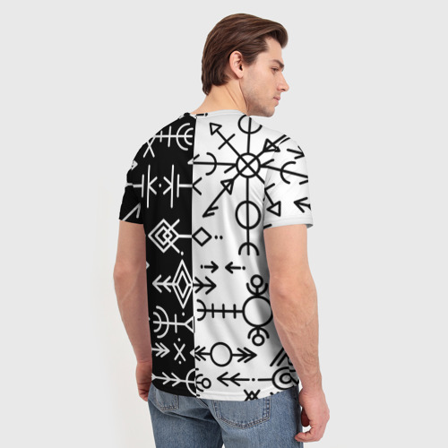 Мужская футболка 3D Древние славянские руны, цвет 3D печать - фото 4