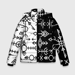 Зимняя куртка для мальчиков 3D Древние славянские руны