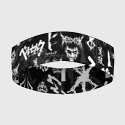 Повязка на голову 3D Berserk symbol logo Берсерк символика паттерн