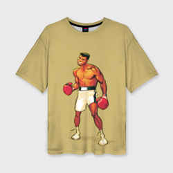 Женская футболка oversize 3D Ali Art