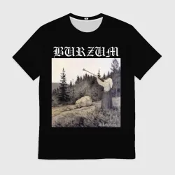Мужская футболка 3D Burzum Filosofem