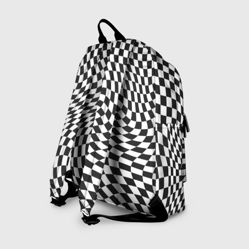 Рюкзак 3D Черно-белая клетка Black and white squares - фото 2