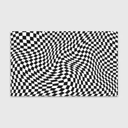 Бумага для упаковки 3D Черно-белая клетка Black and white squares