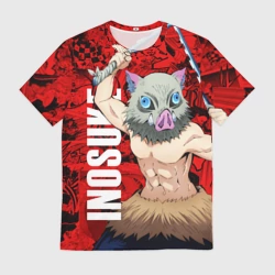 Мужская футболка 3D Иноске, Клинок, рассекающий демонов