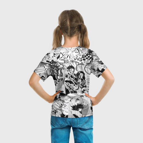Детская футболка 3D Манга: Клинок, рассекающий демонов - фото 6