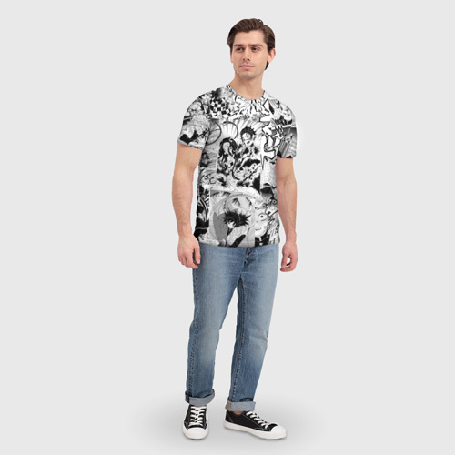 Мужская футболка 3D Манга: Клинок, рассекающий демонов, цвет 3D печать - фото 5