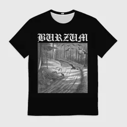 Мужская футболка 3D Burzum Hvis lyset tar oss