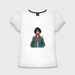 Женская футболка хлопок Slim Сэ Бёк 067