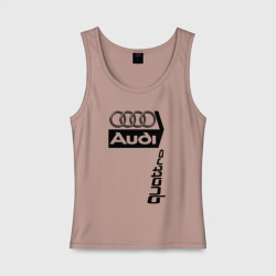 Женская майка хлопок Ауди/Audi