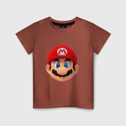 Детская футболка хлопок Mario head