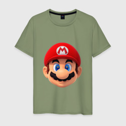 Мужская футболка хлопок Mario head