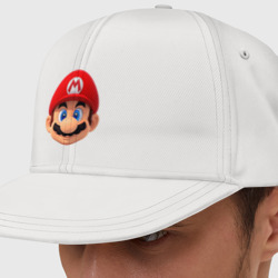 Кепка снепбек с прямым козырьком Mario head