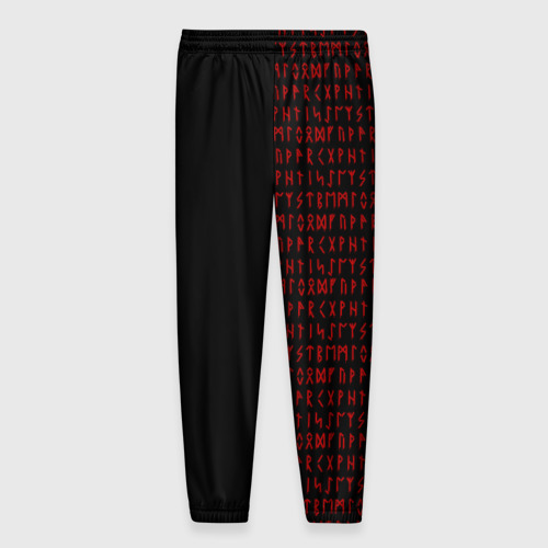 Мужские брюки 3D Валькнут рунический алфавит, цвет 3D печать - фото 2