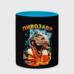 Кружка с полной запечаткой Пивозавр надпись на спине - фото 2