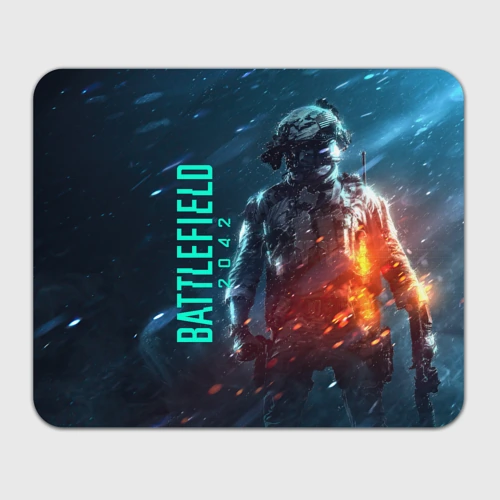 Прямоугольный коврик для мышки Battlefield 2042 soldier wars