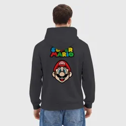 Мужская толстовка без начеса хлопок Mario - face - фото 4