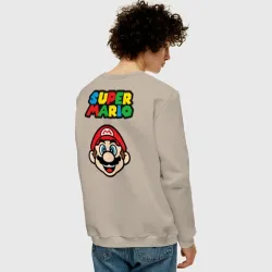 Мужской свитшот хлопок Mario - face - фото 4