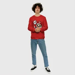 Мужской свитшот хлопок Mario - face - фото 6