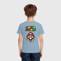 Детская футболка хлопок Mario - face - фото 6