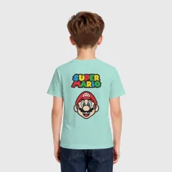 Детская футболка хлопок Mario - face - фото 6
