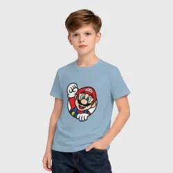 Детская футболка хлопок Mario - face - фото 5
