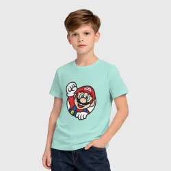 Детская футболка хлопок Mario - face - фото 5