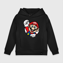 Детское худи Oversize хлопок Mario - face
