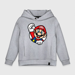 Детское худи Oversize хлопок Mario - face