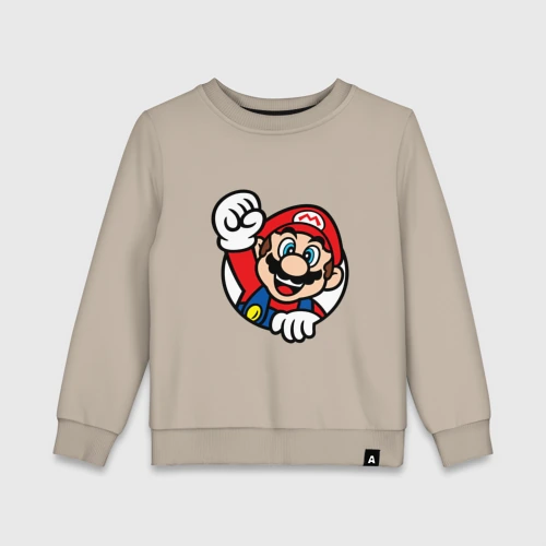 Детский свитшот хлопок Mario - face