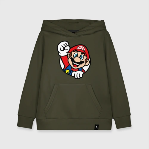 Детская толстовка хлопок Mario - face