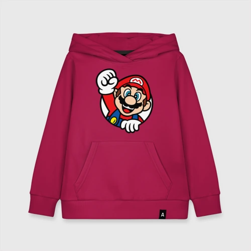 Детская толстовка хлопок Mario - face
