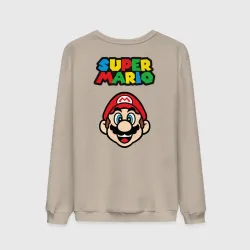 Мужской свитшот хлопок Mario - face - фото 2
