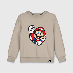 Детский свитшот хлопок Mario - face