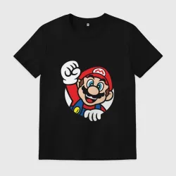 Мужская футболка хлопок Mario - face