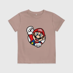 Детская футболка хлопок Mario - face