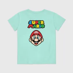Детская футболка хлопок Mario - face - фото 2