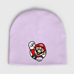 Детская шапка демисезонная Mario - face