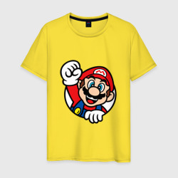 Мужская футболка хлопок Mario - face