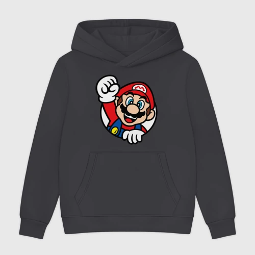 Мужская толстовка без начеса хлопок Mario - face