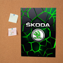 Постер Skoda 3D плиты с подсветкой - фото 2