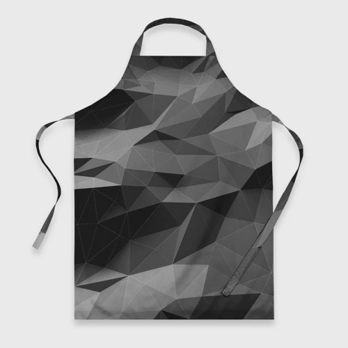 Фартук 3D Gray abstraction серая абстракция