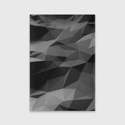 Обложка для паспорта матовая кожа Gray abstraction серая абстракция