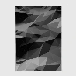 Постер Gray abstraction серая абстракция